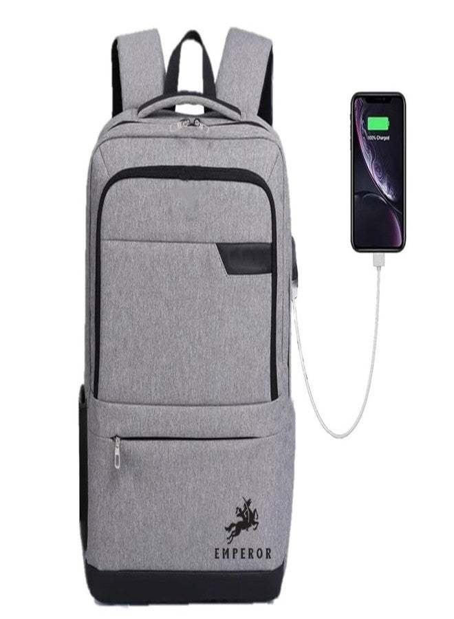 TRUE HUMAN EMPEROR®Multi-purpose backpack With USB charging Port Laptop,office,college,travel bag for men and women (WIZ) - Image 1