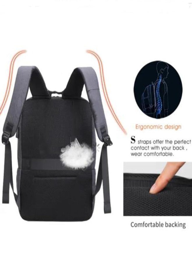 TRUE HUMAN EMPEROR®Multi-purpose backpack With USB charging Port Laptop,office,college,travel bag for men and women (WIZ) - Image 5