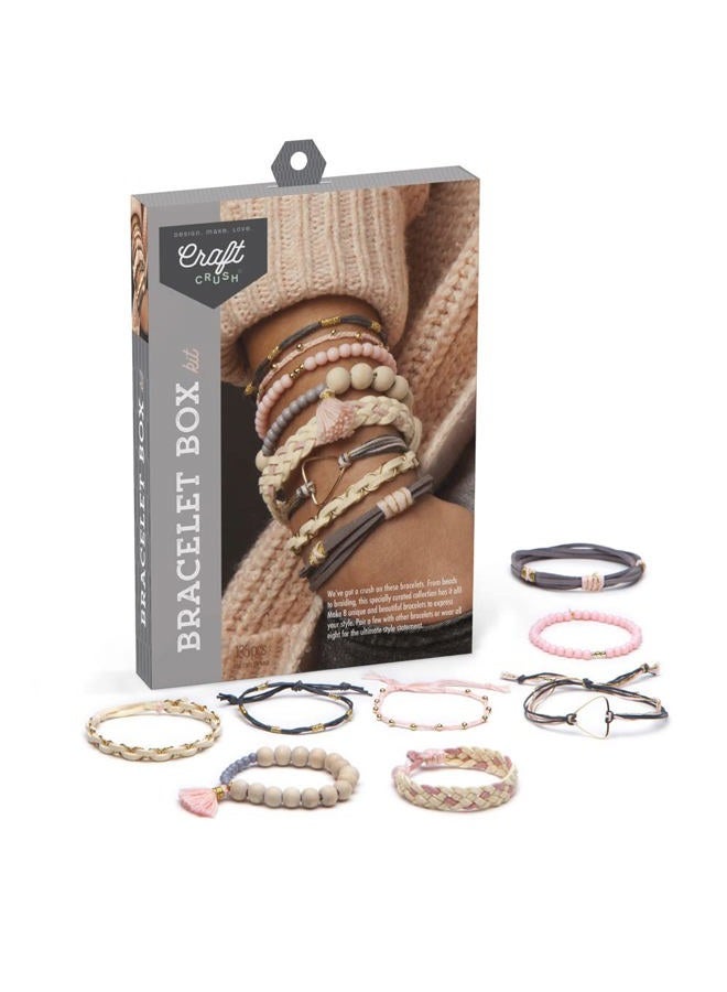 Craft Crush Bracelet Box: Blush - Makes 8 Beautiful Bracelets - Ages 13+ - Image 2