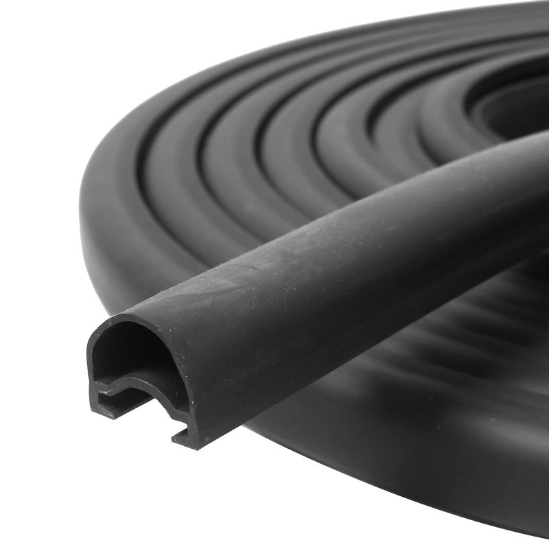 Wankic RV Slide Out Seal 1 * 15/16 Inch * 35' D-Seal Wiper Weather Stripping 018-312-EKD Replacement for RV Camper Slideout System Black Rubber - Image 1
