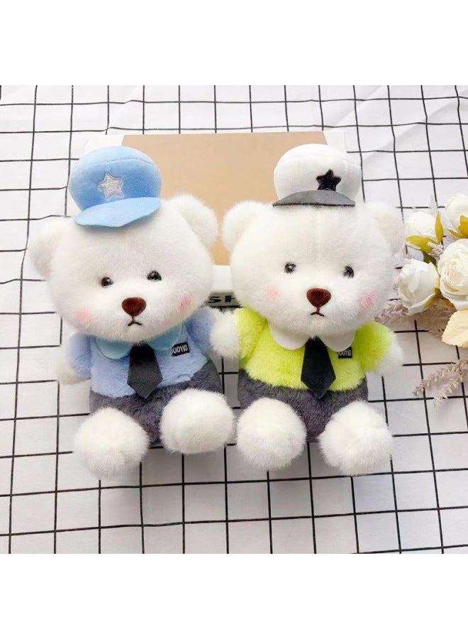 Boutique Eight-inch Grab Doll Machine Doll Plush Toy Small Wedding Throw Doll Doll 8-inch Flow-Color:8 Inch Star Officer-Height:8inch /20- 25cm About/random Color/single Price Grids - Image 1