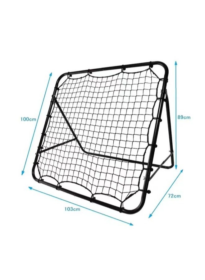 شو وو شبكة هدف كرة قدم قابلة للفصل من الفولاذ، شبكة هدف كرة قدم قابلة للطي والتعديل، شبكة هدف مساعدة في التصويب، معدات تدريب لتدريب كرة القدم والبيسبول - Image 4