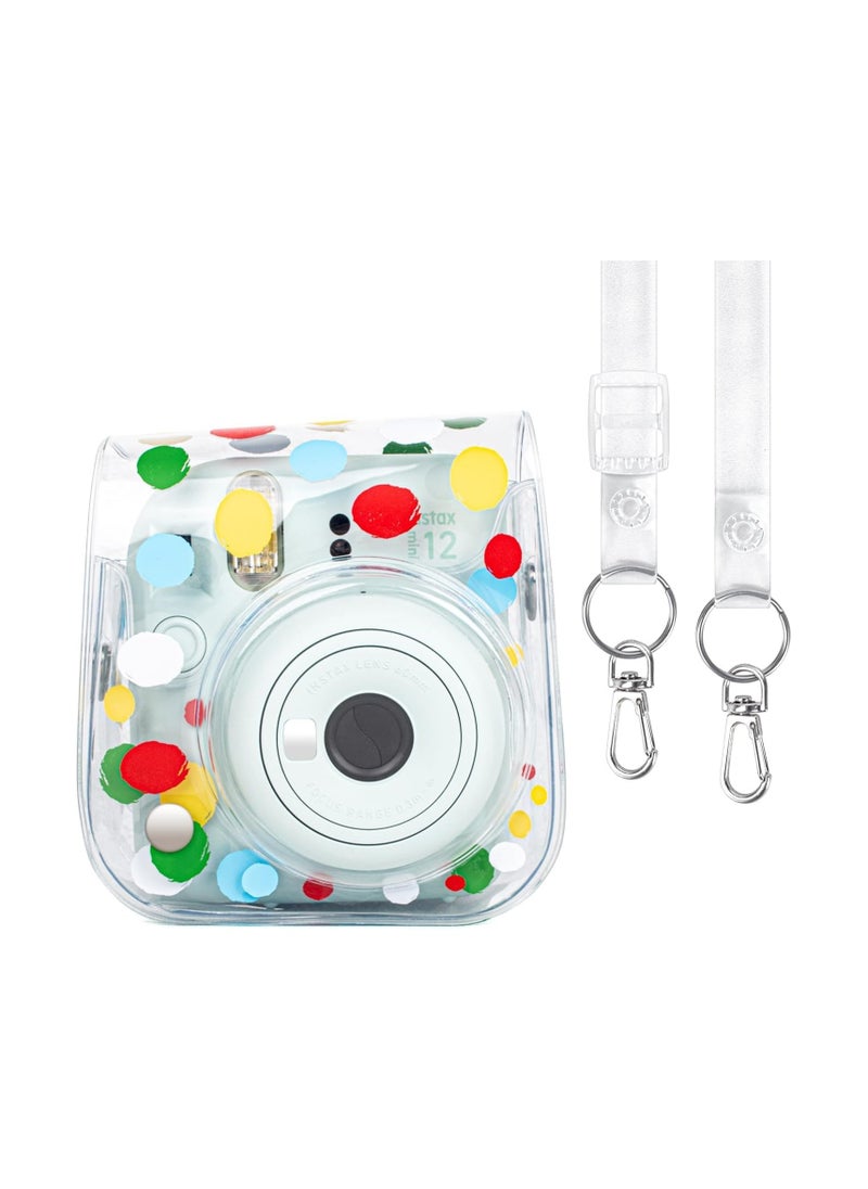 General Fuji Instax Mini 12 Case, Fujifilm Instax Mini 12 Instant Camera PVC Case with Adjustable Shoulder Strap  - Image 1