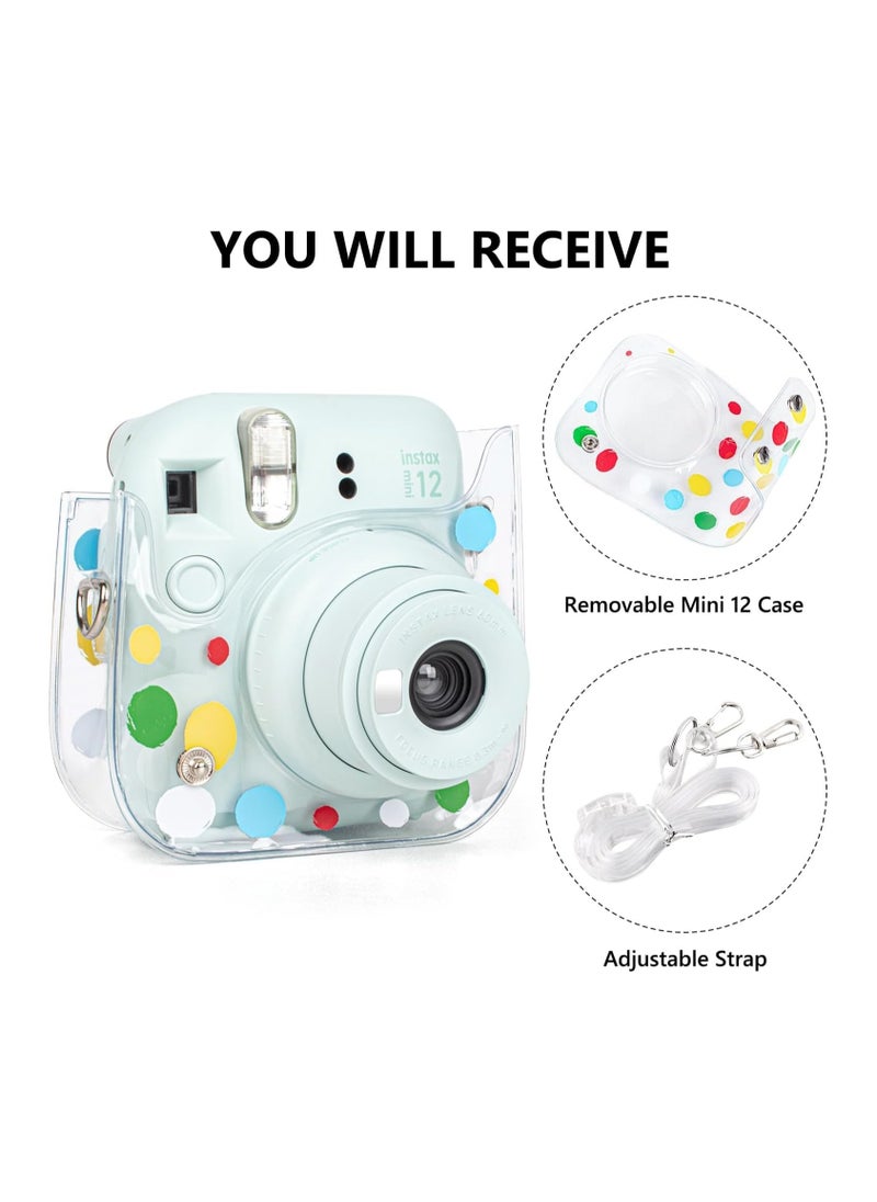 General Fuji Instax Mini 12 Case, Fujifilm Instax Mini 12 Instant Camera PVC Case with Adjustable Shoulder Strap  - Image 2