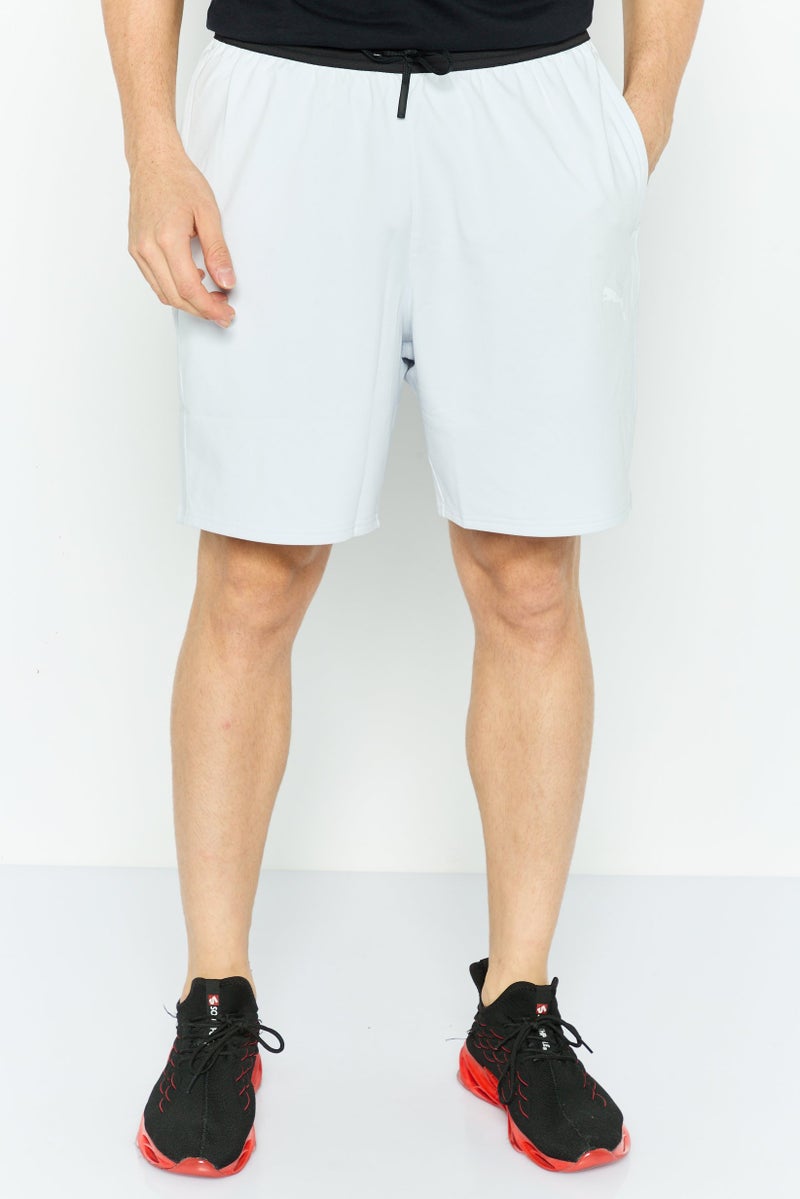 PUMA Men Sportswear Fit Drawstring Training Shorts, White - Image 1