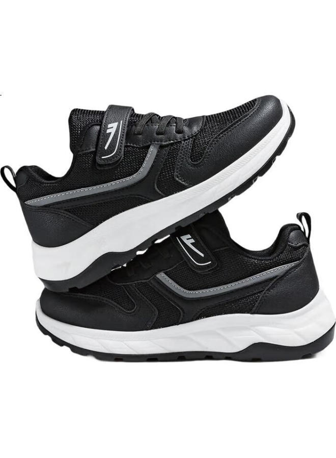 Pull Back Warrior Women'S Shoes Elderly Shoes Women New Breathable Anti-Slip Wear-Resistant All-Match Mom Shoes Black 35 (225Mm) - Image 3