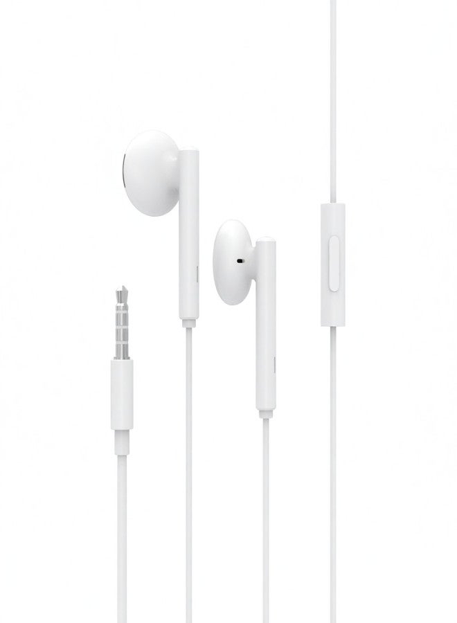wopow WE04 3.5MM Stereo HIFI Universal Cable Earphone(HUAWEI original design) white