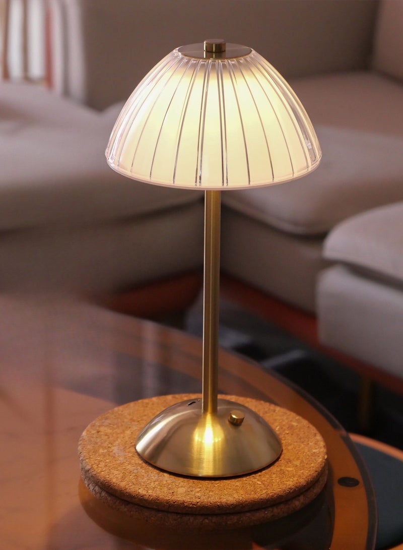 مصباح طاولة متزع عبر  مع قاعدة، التأثير الزخرفي الشعبي، يضيء الحياة اليومية الرقيقة - Image 4