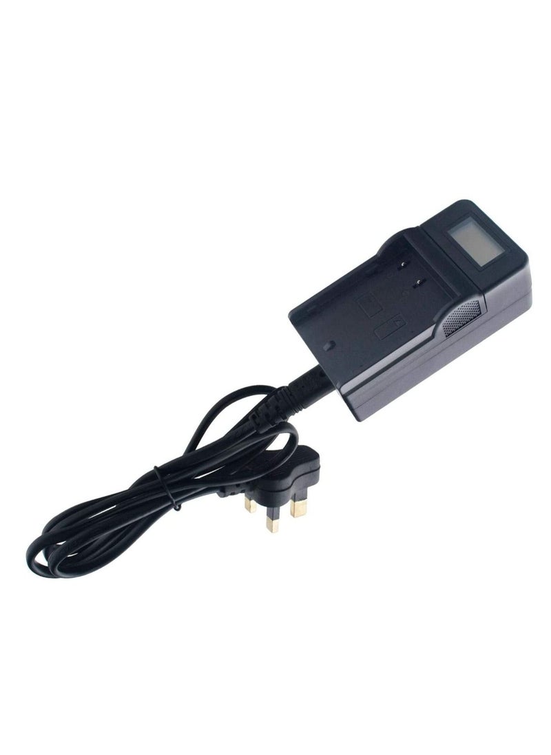 DMK Power - DMK Power LP-E10 TC1000 LCD Battery Charger for Canon EOS Rebel T3 T5 T6 T7 K-ss X50 K-ss X70 EOS 1100D EOS 1200D EOS 1300D EOS 2000D Digital Cameras - Image 1