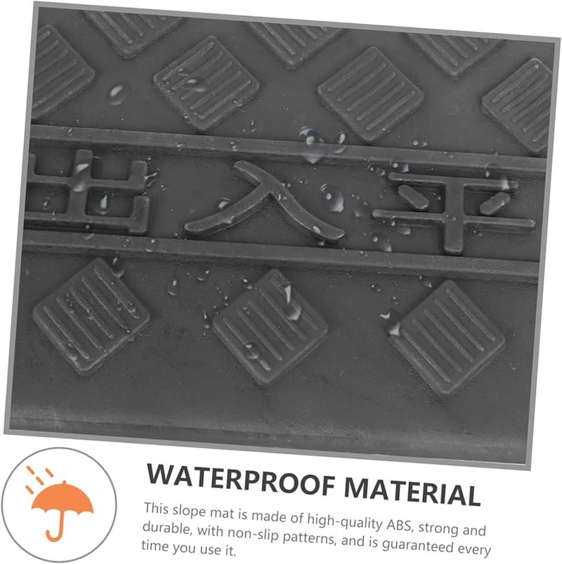 حصيرة منحدر بلاستيكية غير قابلة للانزلاق للكراسي المتحركة والدراجات البخارية والكراسي الكهربائية للاستخدام الداخلي - Image 3