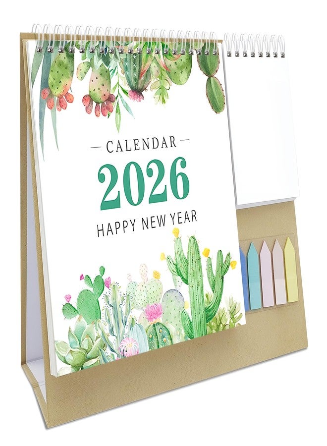waremew 2026 Desk Calendar,12 Month Desk Calendar,17" x 12",January 2026-December 2026,Highlight Holidays,To-do List,Thick Paper Planning Calendar for Home or Office (2026 Calendar) - Image 1
