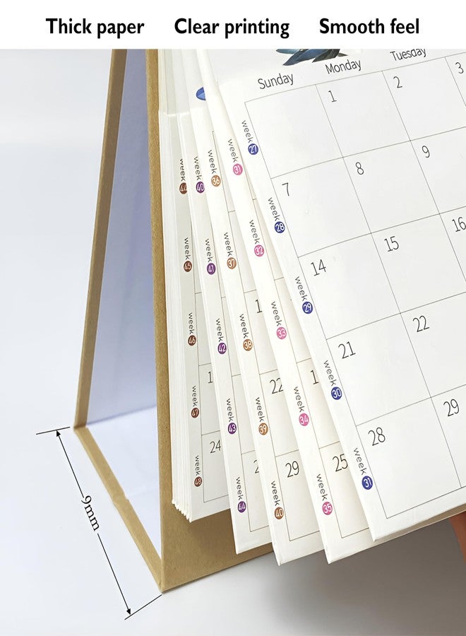 waremew 2026 Desk Calendar,12 Month Desk Calendar,17" x 12",January 2026-December 2026,Highlight Holidays,To-do List,Thick Paper Planning Calendar for Home or Office (2026 Calendar) - Image 3