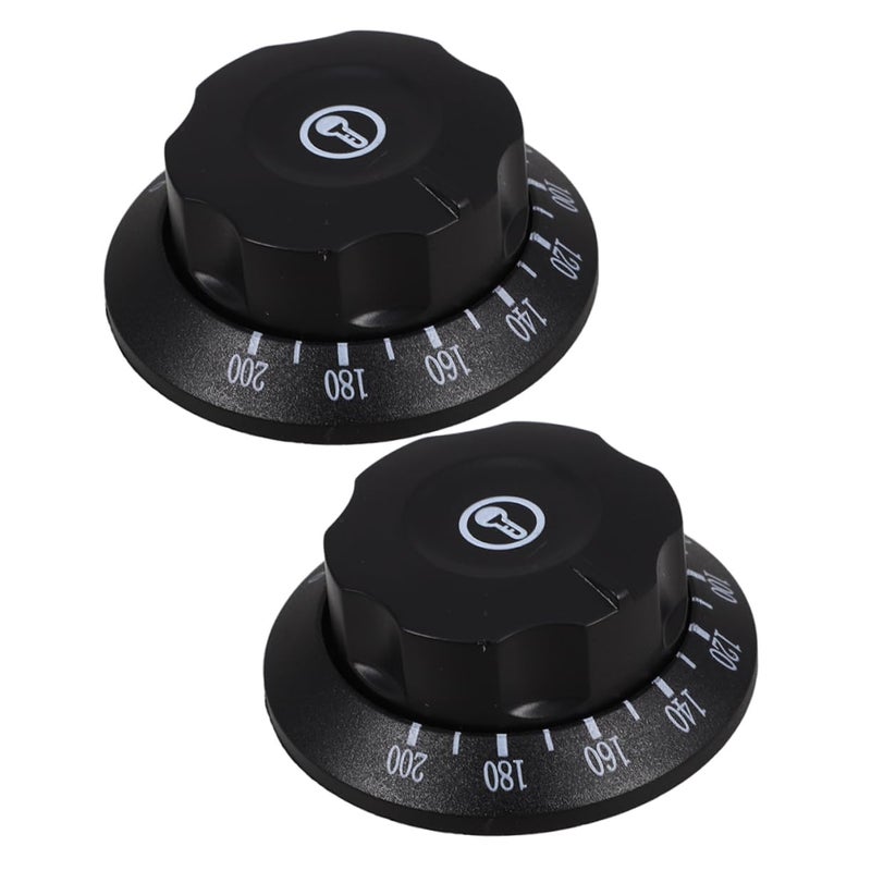 2 Pcs Oven Control Knobs For Gas Stove Ergonomic Replacement For Easy Temperature Control - Image 1