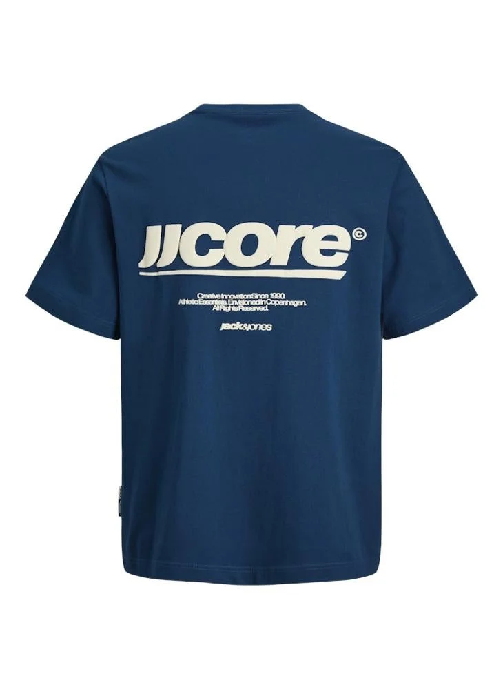 JACK & JONES  Logo Crew Neck T-Shirt for Men | Best Price UAE