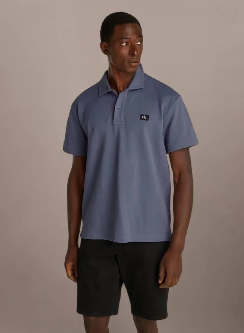 Calvin Klein Jeans Monogram Label Polo Shirt