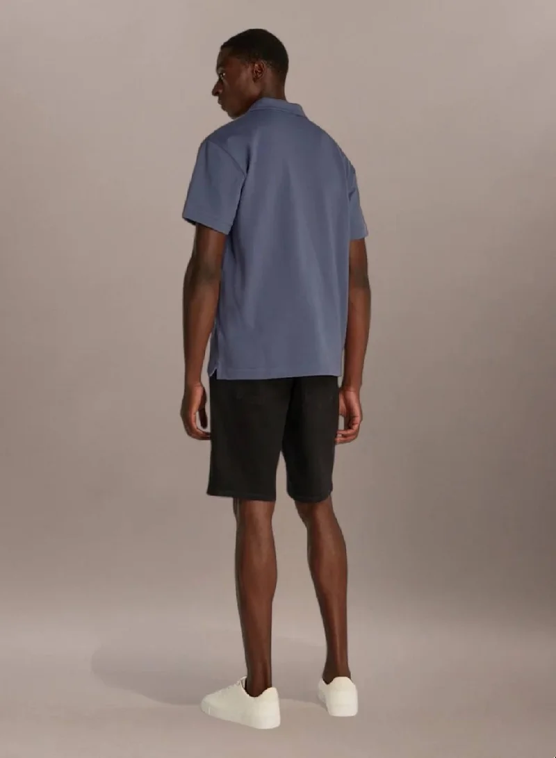 Calvin Klein Jeans Monogram Label Polo Shirt