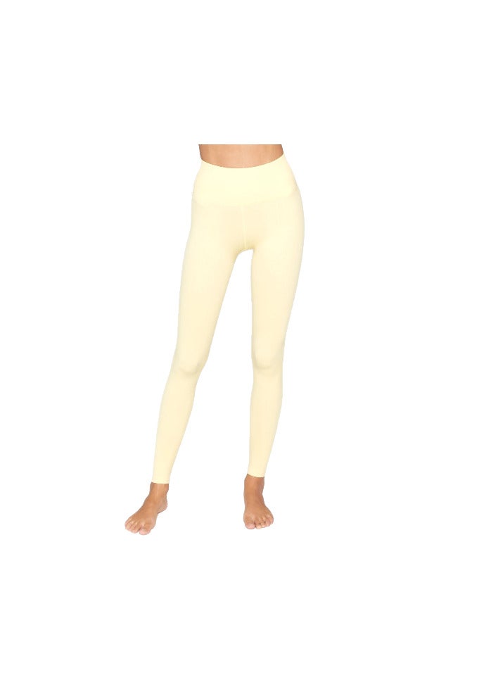 spiritual gangster LOVE SCULPT LEGGING SUNLIGHT XSMALL-SMALL  - Image 1