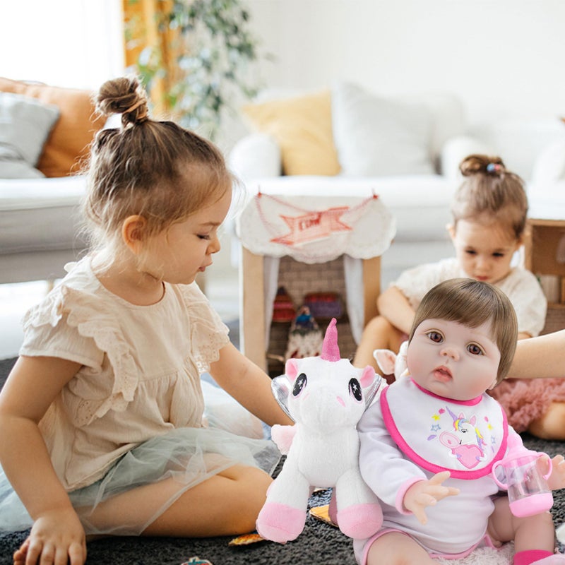 Milidool 22-Inch Reborn Baby Boy Doll with Accessories - Realistic Newborn Silicone Boy Doll for Age 3+, Birthday Gift - Image 2
