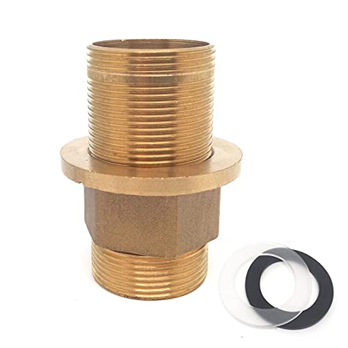 ERDANER 1pcs 2.32Inch Length Shank Nuts Faucet Tap Extension,Faucet Mount Extension Shank Threaded Pipe Mounting(Type:3) - Image 5