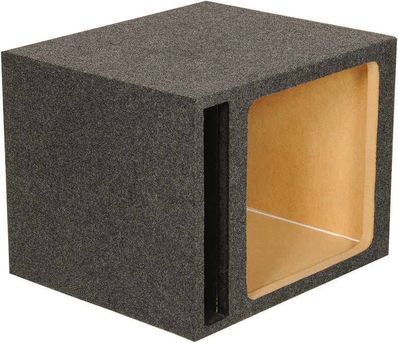 QPower HD115 15" Single Heavy Duty Vented Square Subwoofer Sub Enclosure Box - Image 1