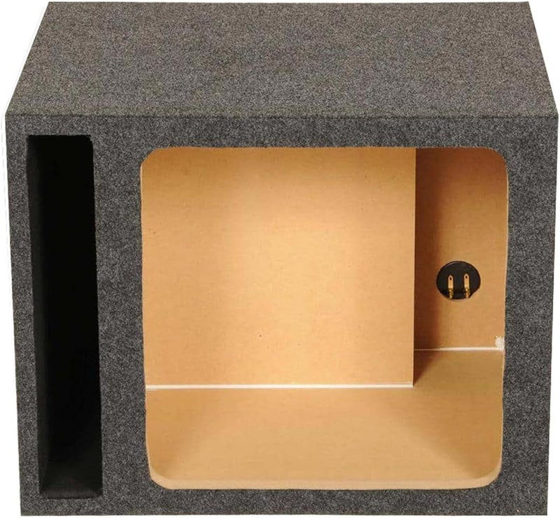 QPower HD115 15" Single Heavy Duty Vented Square Subwoofer Sub Enclosure Box - Image 2