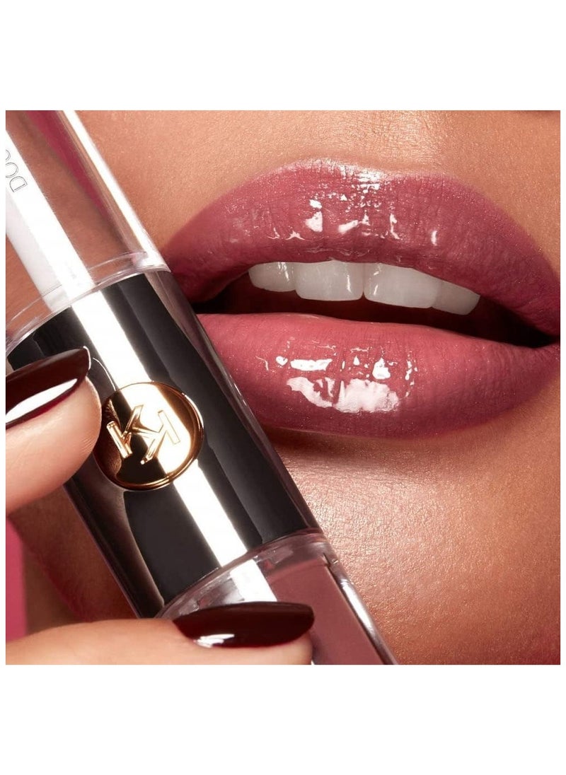 KIKO MILANO Kiko Milano Unlimited Double Touch Liquid Lipstick 103 Natural Rose  - Image 2