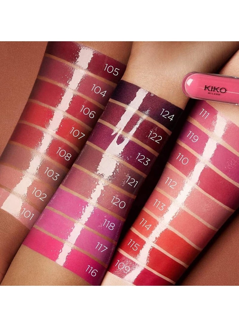 KIKO MILANO Kiko Milano Unlimited Double Touch Liquid Lipstick 103 Natural Rose  - Image 3