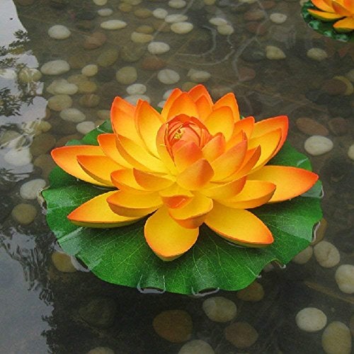 Superdream Water Floating Foam Large Lotus Flower for Pond Decor, Set of 6 - Image 5