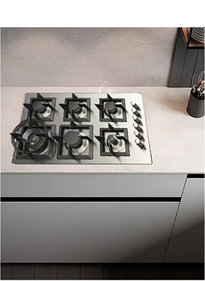 kitchen Line 6 burner 90 cm triple side burner Gas cooker Italian | J6020  - Image 4