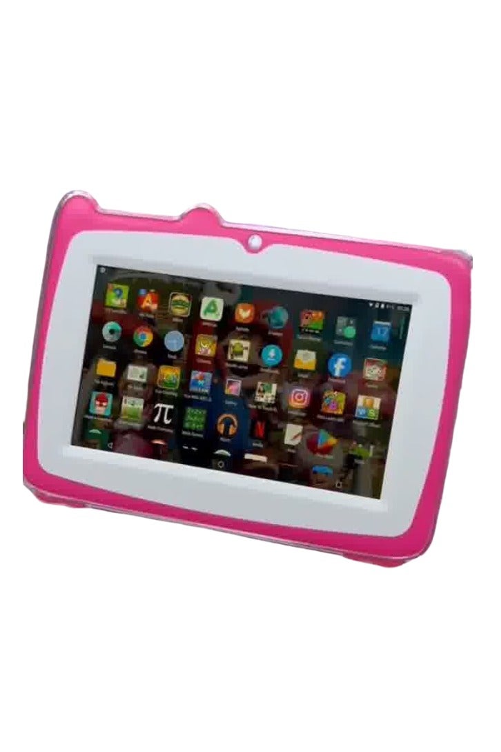 Generic Enjoy a fun, safe, and entertaining learning experience for your child with the tablet - 7-inch screen, powerful battery, and 5G Wi-Fi connectivity to support early learning and unlimited fun in pink. - Image 1
