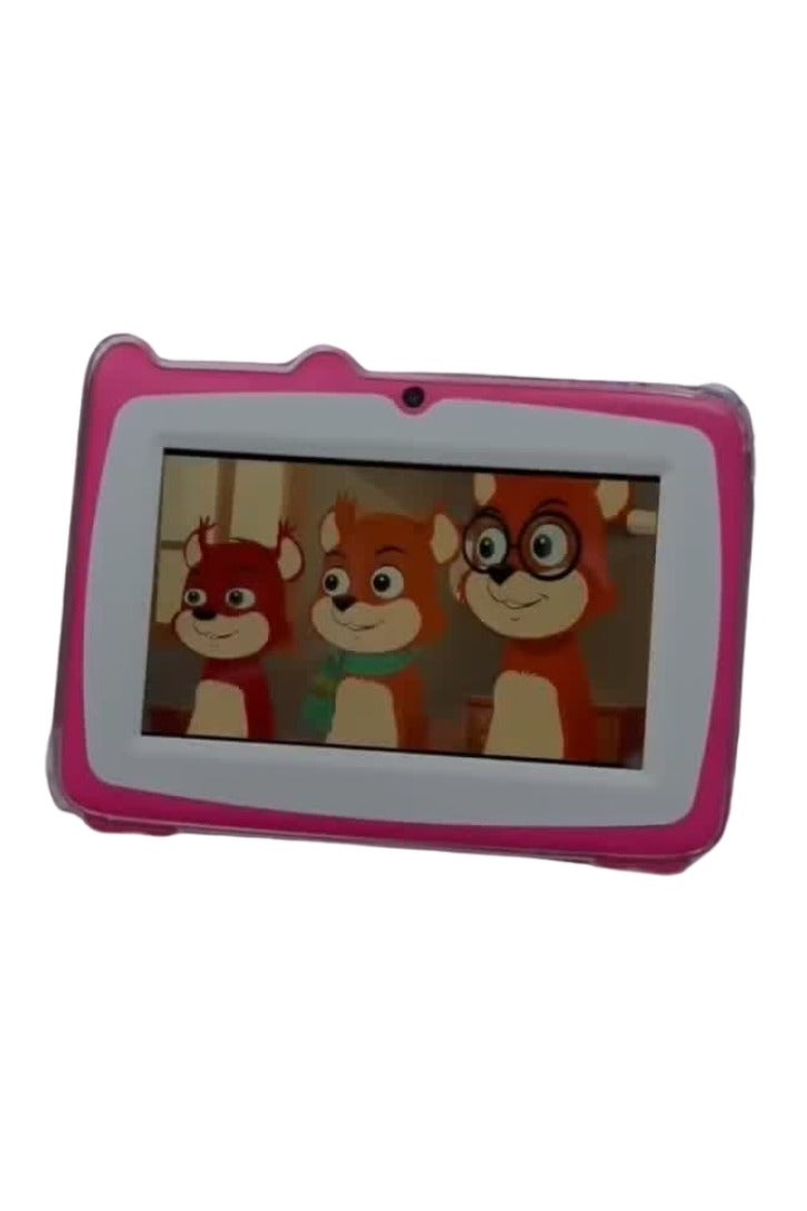 Generic Enjoy a fun, safe, and entertaining learning experience for your child with the tablet - 7-inch screen, powerful battery, and 5G Wi-Fi connectivity to support early learning and unlimited fun in pink. - Image 2