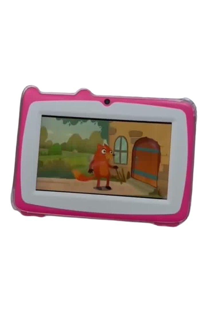 Generic Enjoy a fun, safe, and entertaining learning experience for your child with the tablet - 7-inch screen, powerful battery, and 5G Wi-Fi connectivity to support early learning and unlimited fun in pink. - Image 4