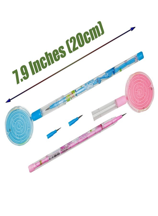 Lopenle 12 Pieces Novelty Stacking Pencil Maze Pencils Puzzle Stackable Pencil With 64 pcs Refills For School Students Office Using Supplies. - Image 3