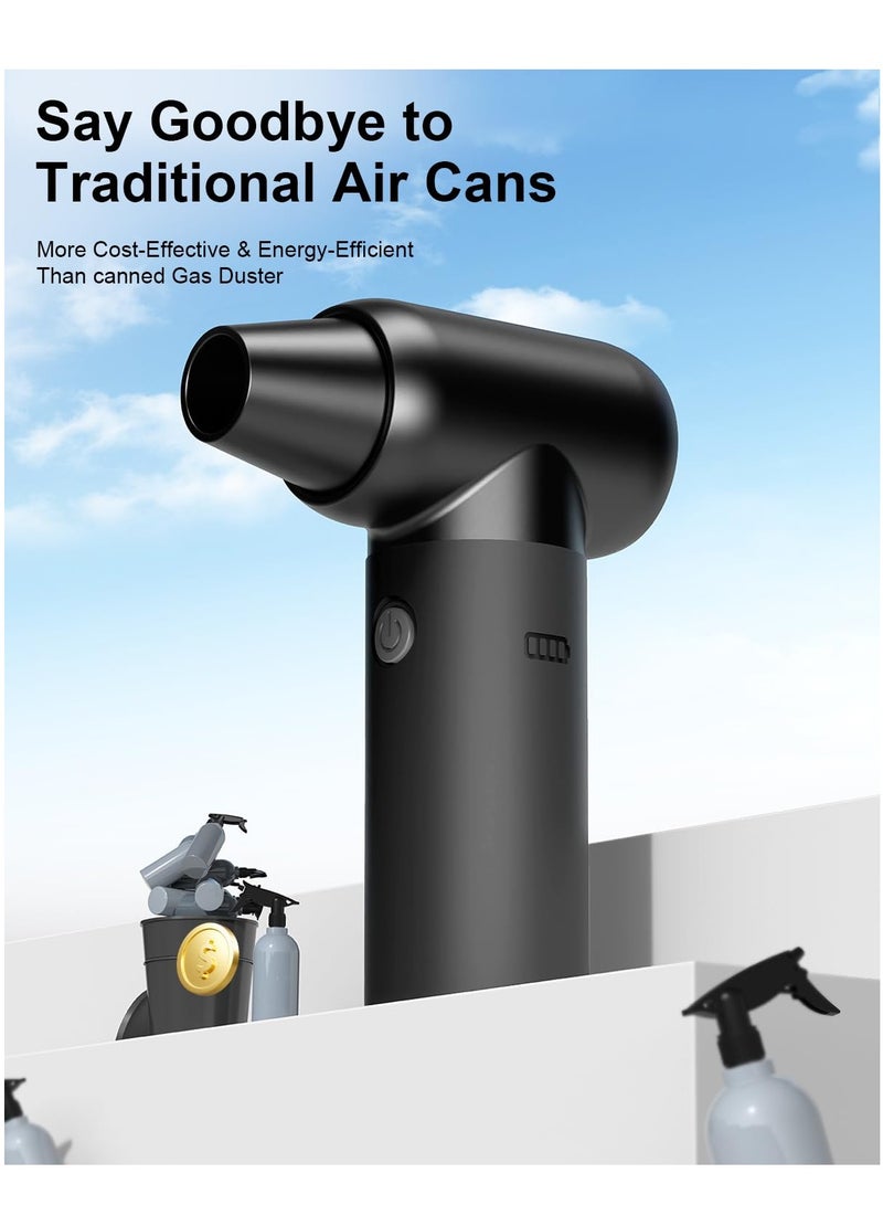 Electric Air Duster, 3 Speed 180000 RPM, Rechargeable Cordless Keyboard Cleaner, Deep Cleaning Blower for Home and Car  - Image 2