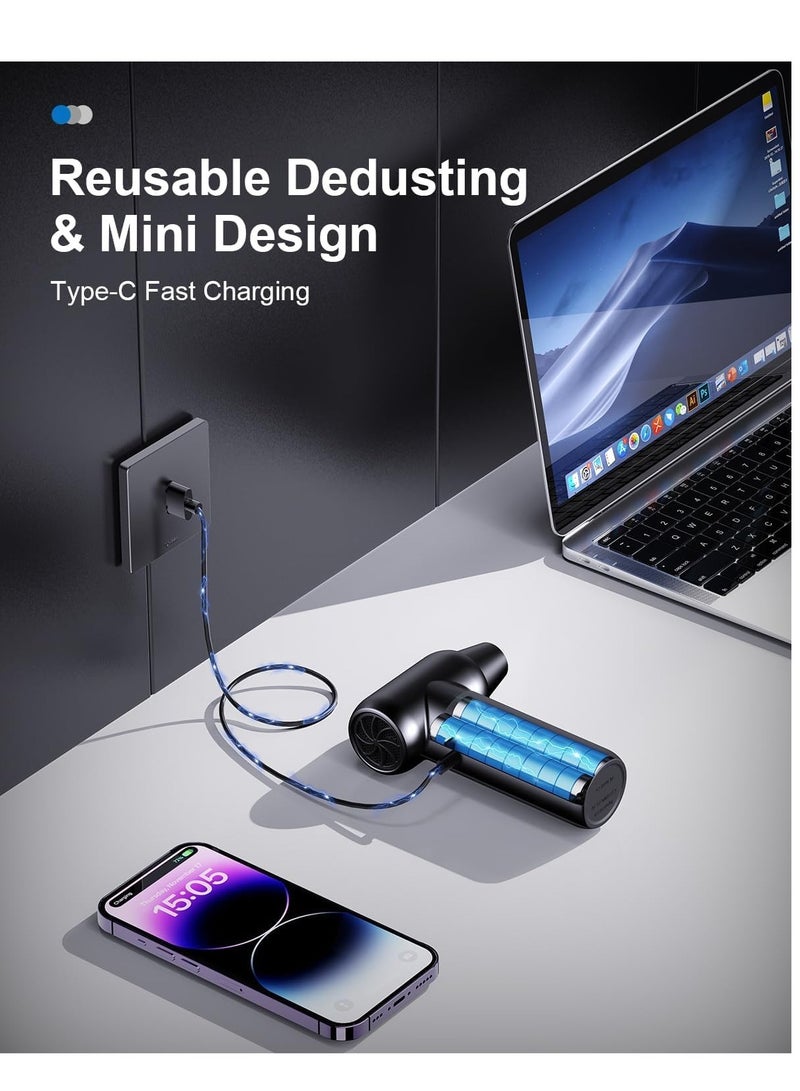 Electric Air Duster, 3 Speed 180000 RPM, Rechargeable Cordless Keyboard Cleaner, Deep Cleaning Blower for Home and Car  - Image 3