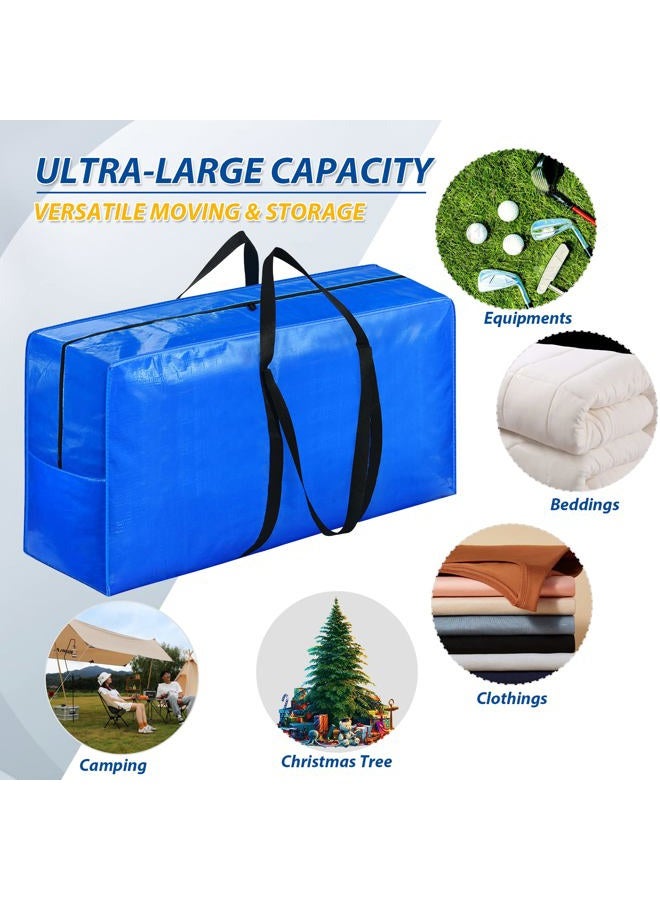 HAPPY CHEERS Extra Large Storage Bags, 7.5 Ft Christmas Tree Storage Bag, XXL Large Moving Bags Heavy Duty, Storage Totes Moving Boxes Supplies for College, Foldable Duffle Bag for Travel, 50x23x15inch - 1PACK - Image 4