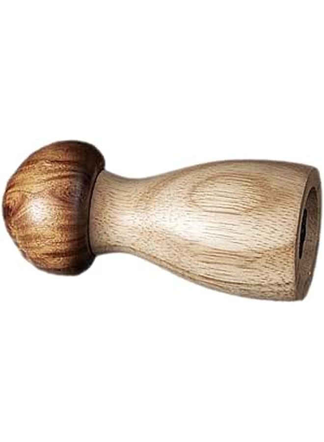 Adjustable Wooden Pepper Grinder Mushroom Shape Manual Mill Refillable Kitchen Utensil - Image 1
