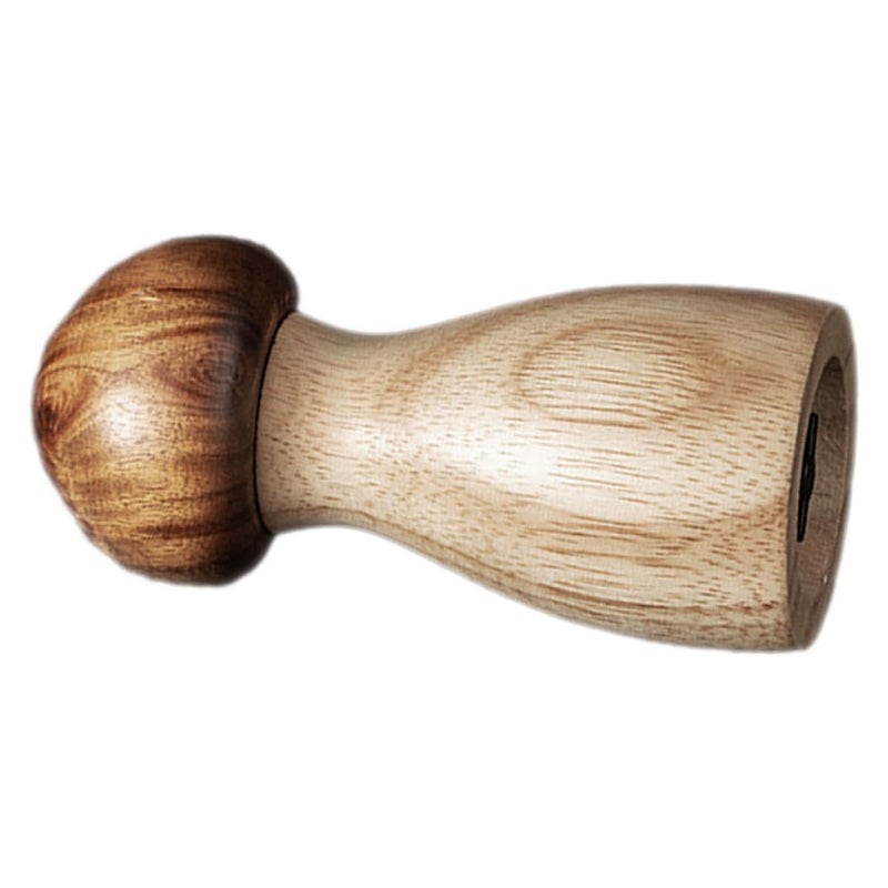 Adjustable Wooden Pepper Grinder Mushroom Shape Manual Mill Refillable Kitchen Utensil - Image 2