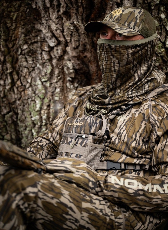 Nomad Men's Trucker Hat, Camo & Solid Adjustable Hunting Ball Cap, Assault - Mossy Oak Greenleaf - Image 5