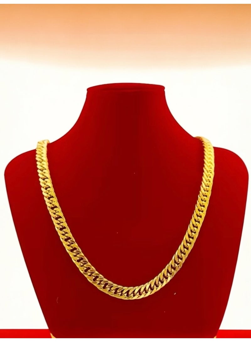 GOLDMAX 21k Gold Plated Necklace For Women Size 60cm With Gift Box - Image 2