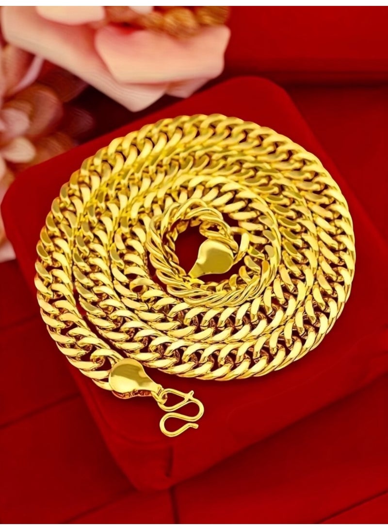 GOLDMAX 21k Gold Plated Necklace For Women Size 60cm With Gift Box - Image 3