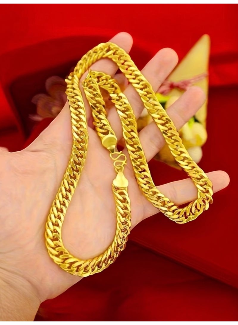 GOLDMAX 21k Gold Plated Necklace For Women Size 60cm With Gift Box - Image 1