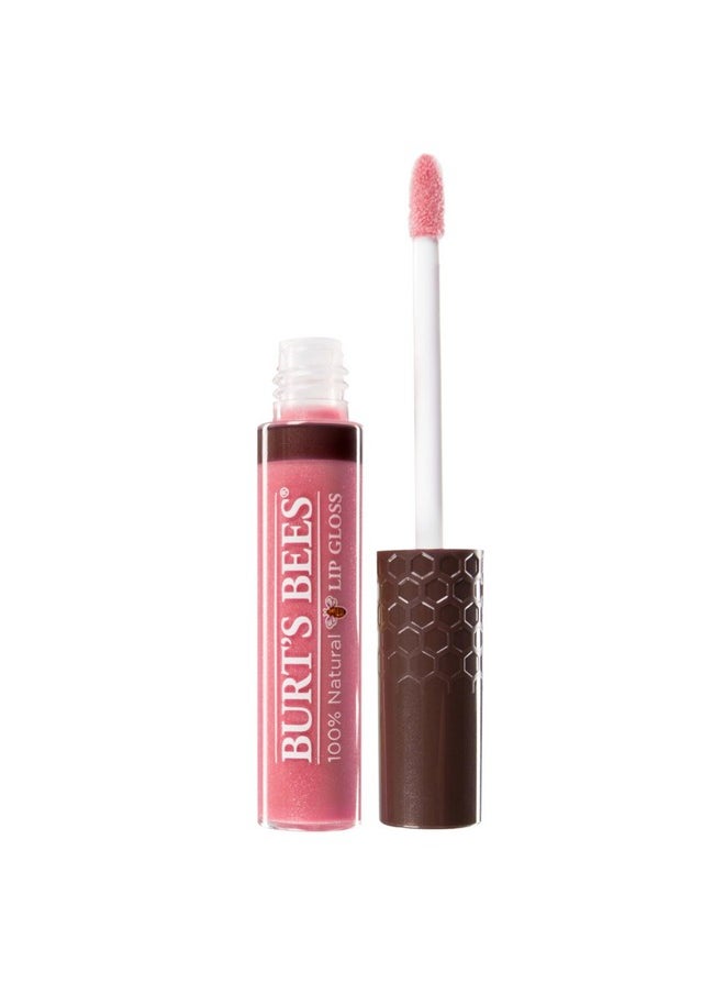 Burts Bees 100% Natural Moisturizing Lip Gloss, Ocean Sunrise, 1 Tube With Wand Applicator  - Image 1