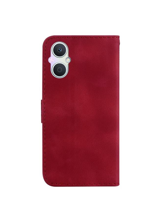 اس-توب جراب لهاتف OPPO A96 5G/Reno7 Z 5G جراب هاتف جلدي منقوش على شكل سبعة أشكال - Image 3