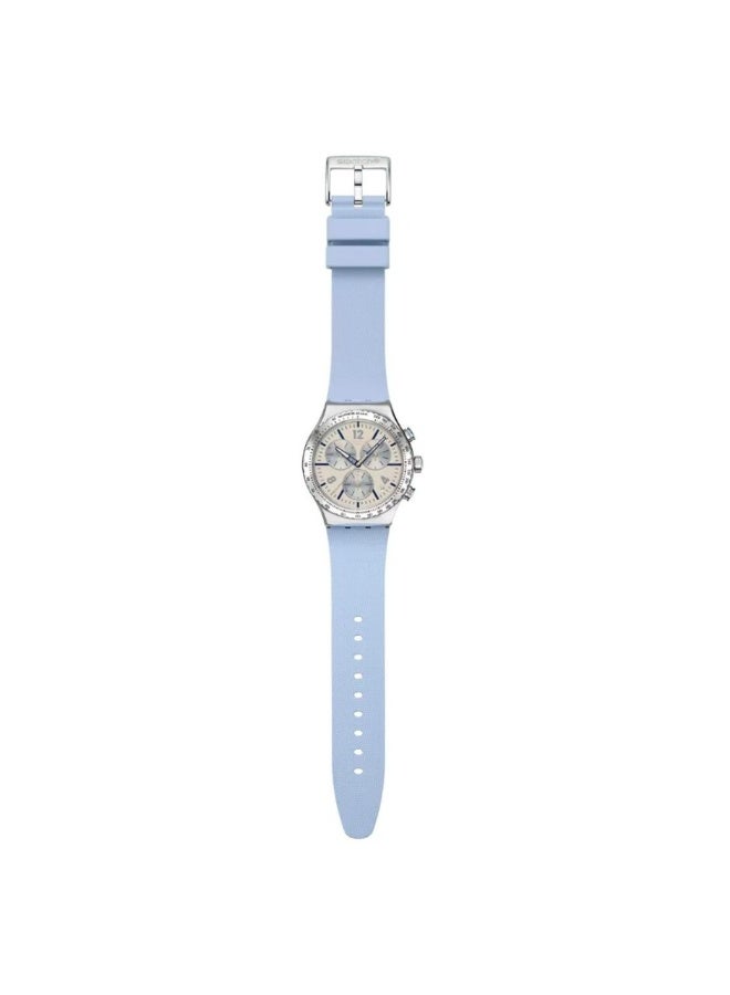 Swatch ساعة سواتش بلو شيفت جلو الأزرق 43 مم YVS536 الأزرق - Image 2