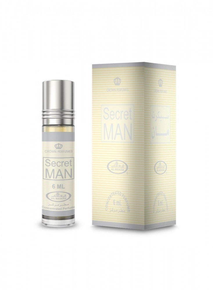 الرحاب للعطور الرحاب عطر سيكرت مان رول اون 6 مل (عبوة من 6 قطع) - Image 2