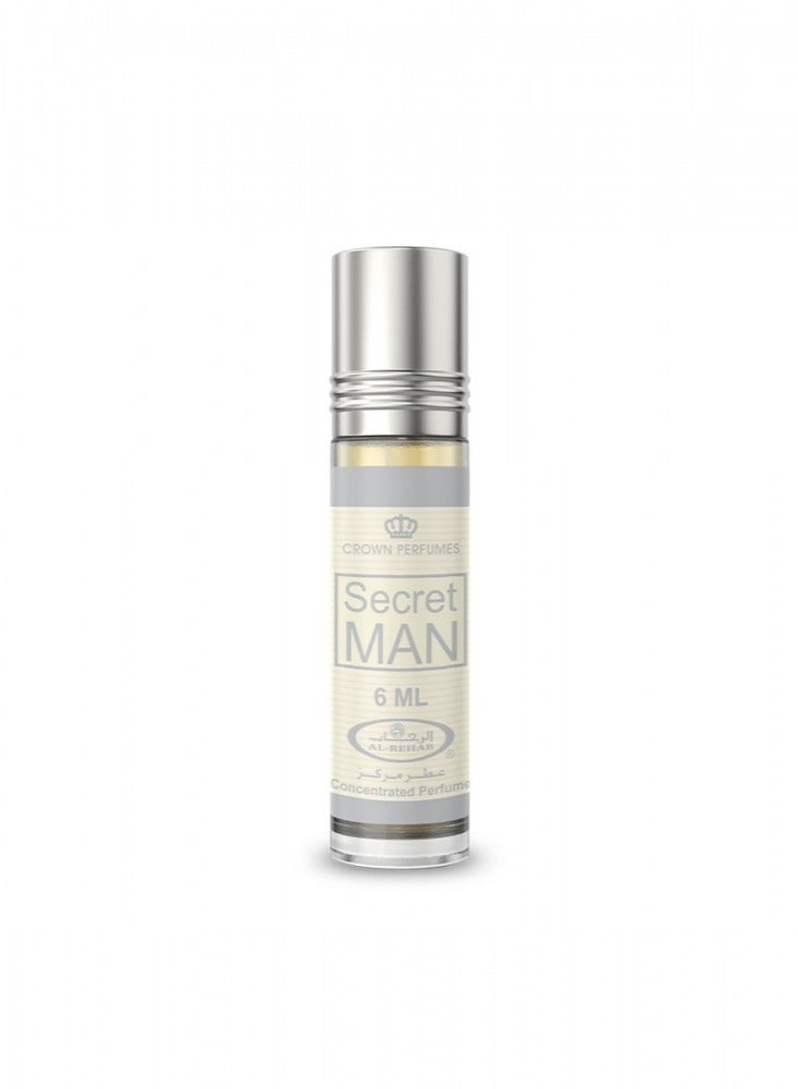 الرحاب للعطور الرحاب عطر سيكرت مان رول اون 6 مل (عبوة من 6 قطع) - Image 3