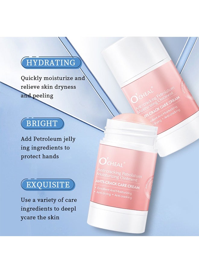OCHEAL - Anti Cracking Petrolatum Moisturizing Ointment, Anti Drying Anti Crack Care Cream For Foot Hand And Lips Cracked Repair Body Cream Cracked Feet Cream Repair And Softens Skin Moisturizer 40G - Image 1