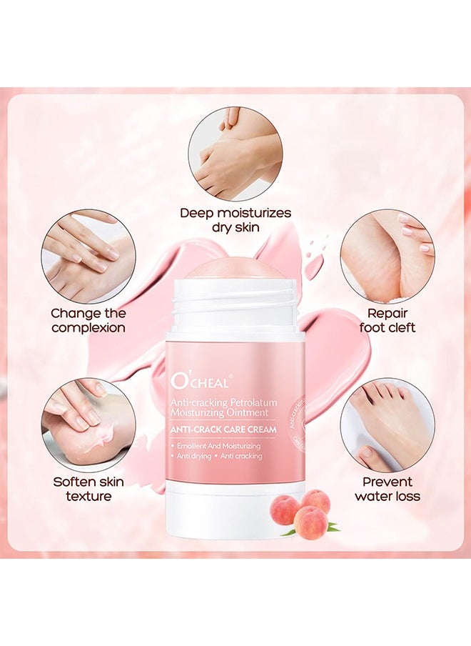 OCHEAL - Anti Cracking Petrolatum Moisturizing Ointment, Anti Drying Anti Crack Care Cream For Foot Hand And Lips Cracked Repair Body Cream Cracked Feet Cream Repair And Softens Skin Moisturizer 40G - Image 1