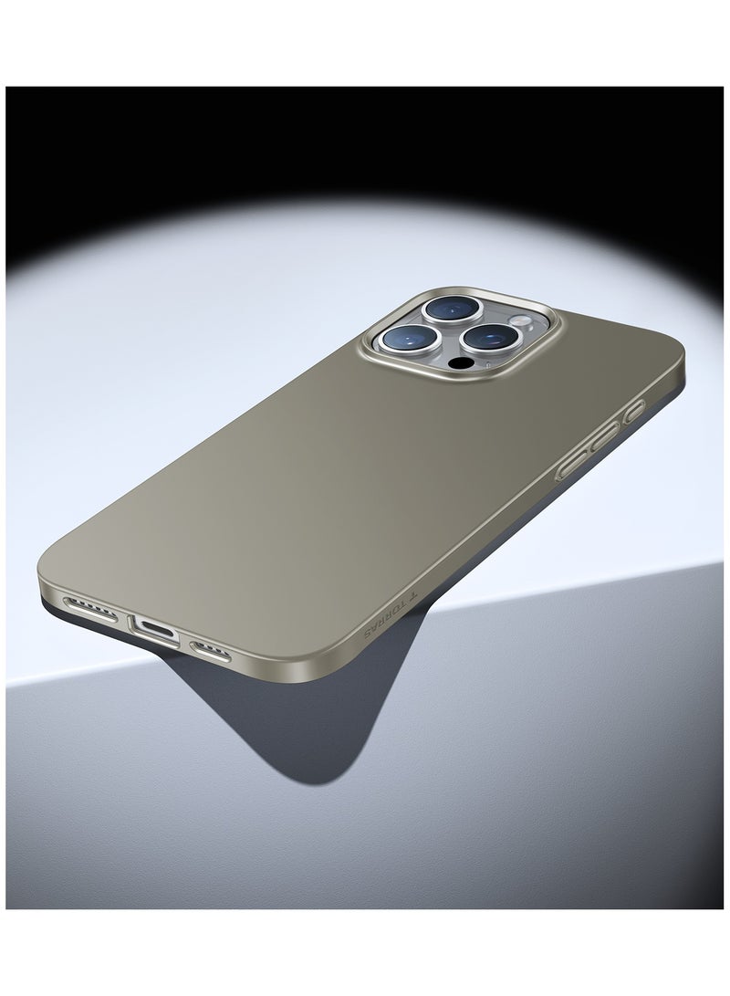 حافظة مغناطيسية رفيعة لجهاز آيفون 16 برو ماكس، حافظة هاتف رفيعة للغاية متوافقة مع MagSafe، مضادة للخدش بخفة مصنوعة من PC Bayer 6.9 بوصة OriginFit، رمادي تيتانيوم - Image 3